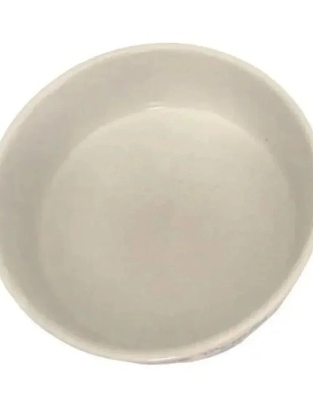 Medium Ceramic Dog Bowl with Blue Paws